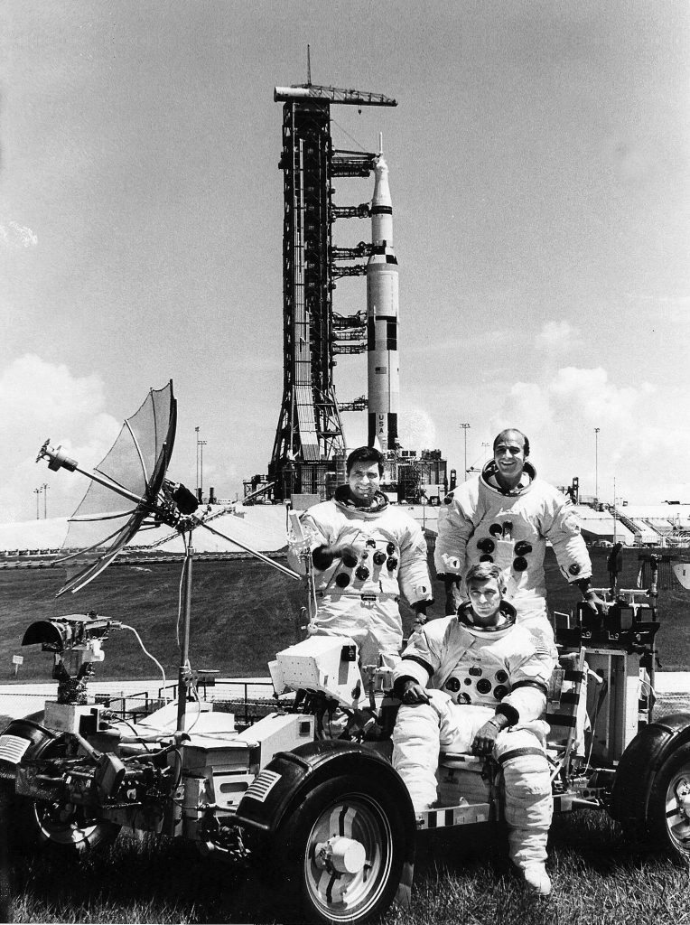 Crew of Apollo 17. Credit: Julian Leek