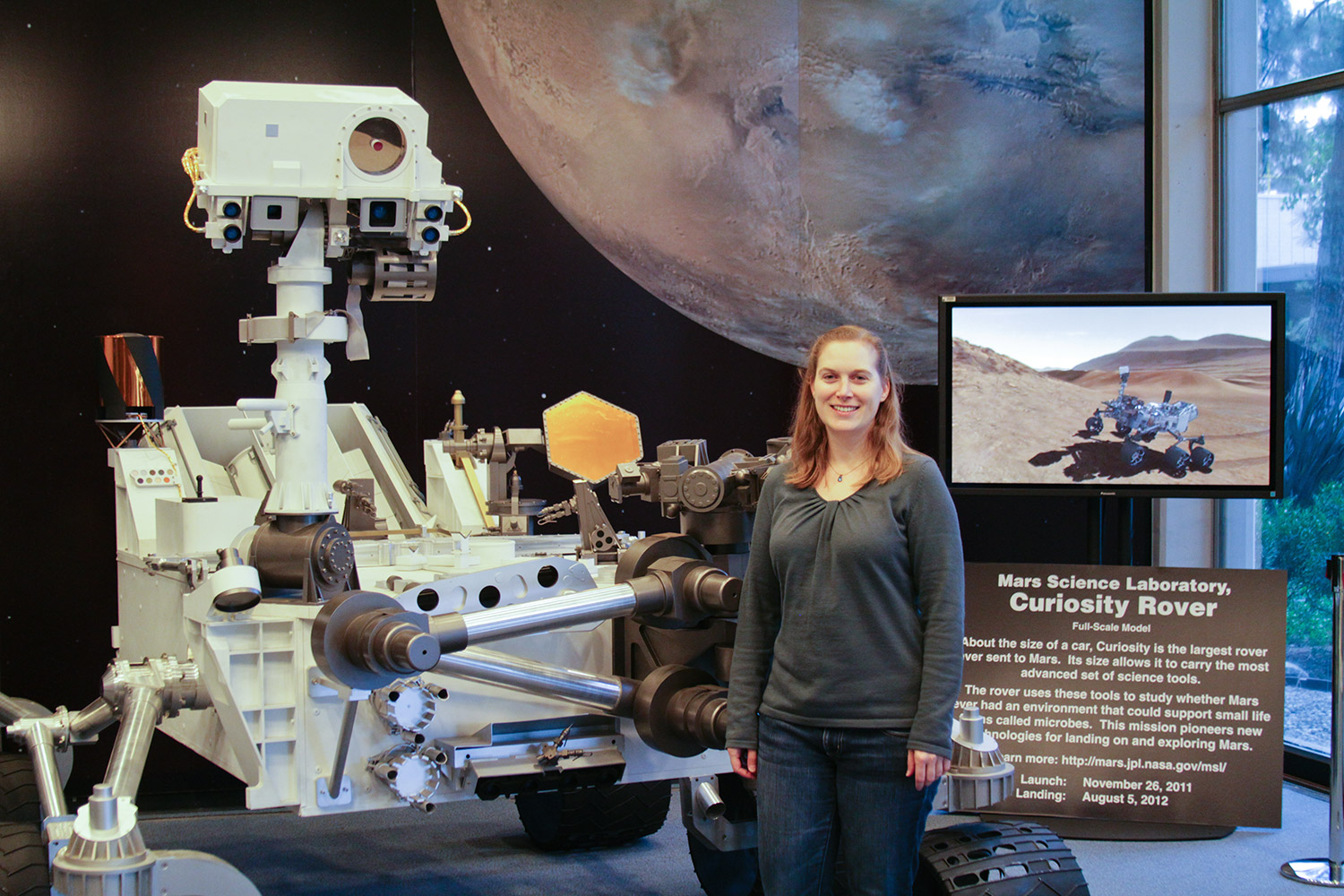 Kim Lichtenberg has been ‘working on Mars’ as a student and as a scientist and engineer for three Martian rovers. Photo: Brenden Clark