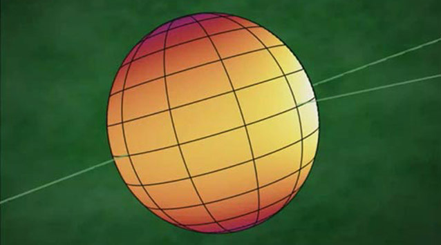 Alien Globe: This image shows the first-ever map of the surface of an exoplanet, or a planet beyond our solar system. The map, which shows temperature variations across the cloudy tops of a gas giant called HD 189733b, is made up of infrared data taken the Spitzer. Hotter temperatures are represented in brighter colors. Credit: NASA/JPL-Caltech/Harvard-Smithsonian CfA