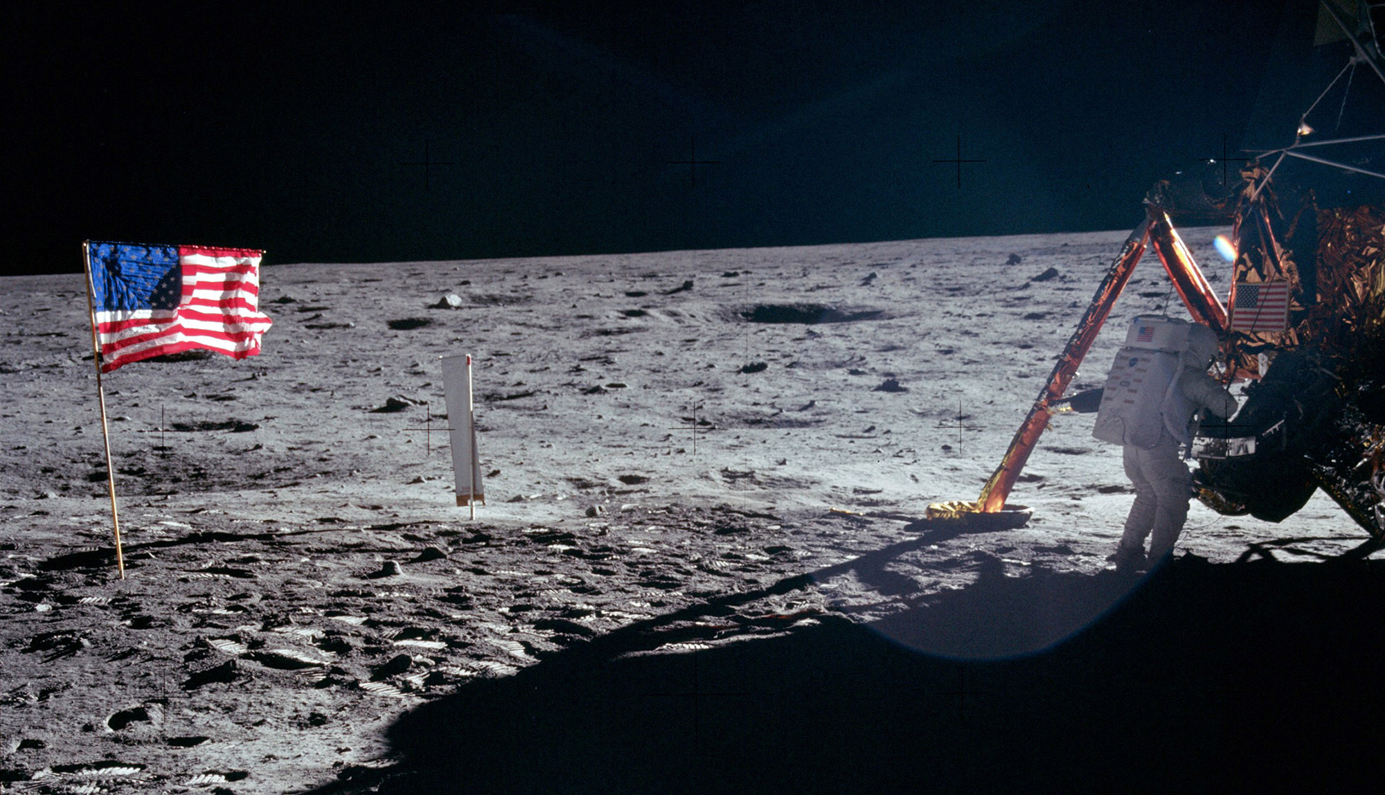 Apollo 11 marked mankind's first steps on a celestial body besides the Earth. Credit: NASA