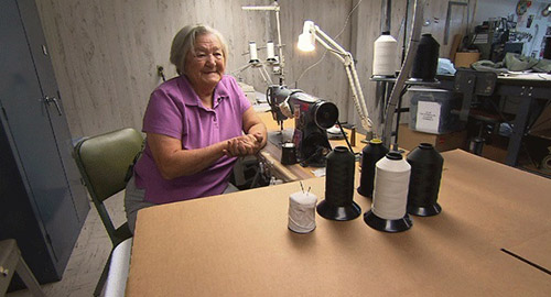 The astronauts of Apollo and beyond owe ILC Seamstress Manager Ellie Foraker and those like her their lives. Credit: CNN Back Story