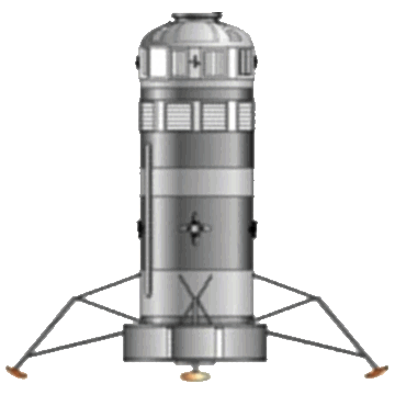 Artist rendering of the Boeing lander. Credit: Mark Wade/Boeing
