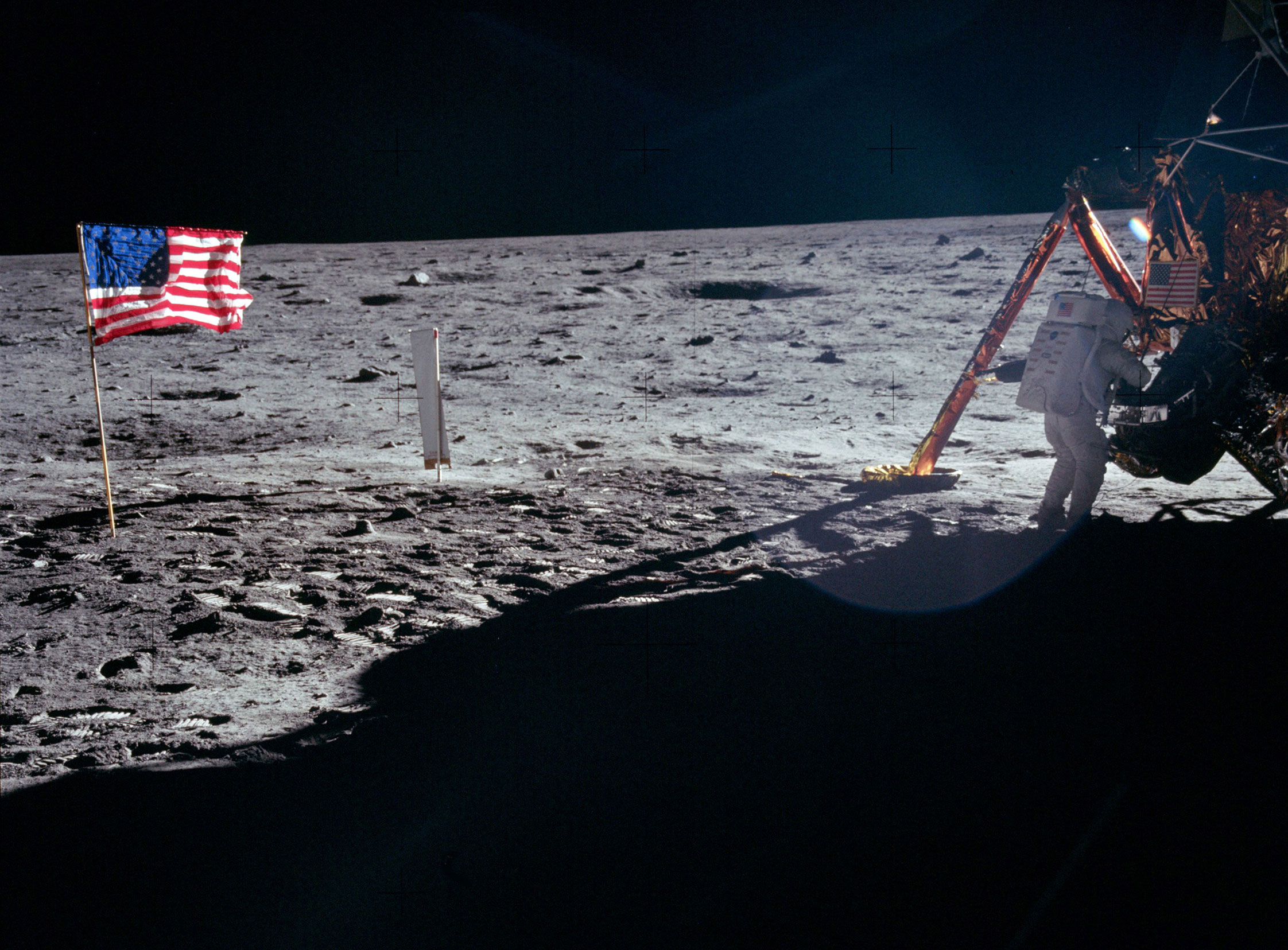 Neil Armstrong works at the Lunar Module on Tranquility Base during the Apollo 11 Mission. Credit: NASA