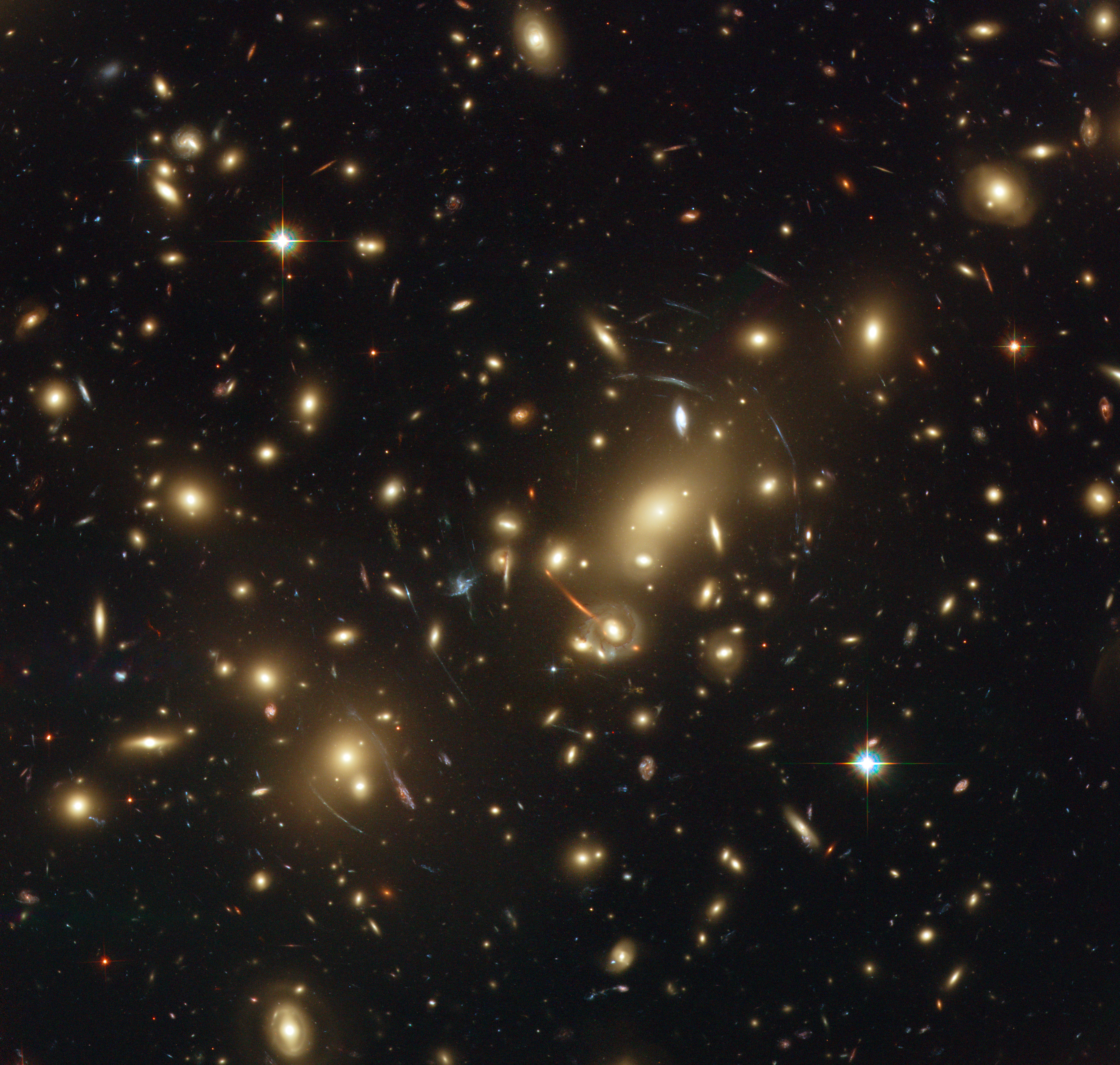 HUBBLE'S TOP 100 • #50 • Credit: NASA, ESA, and Johan Richard (Caltech, USA)