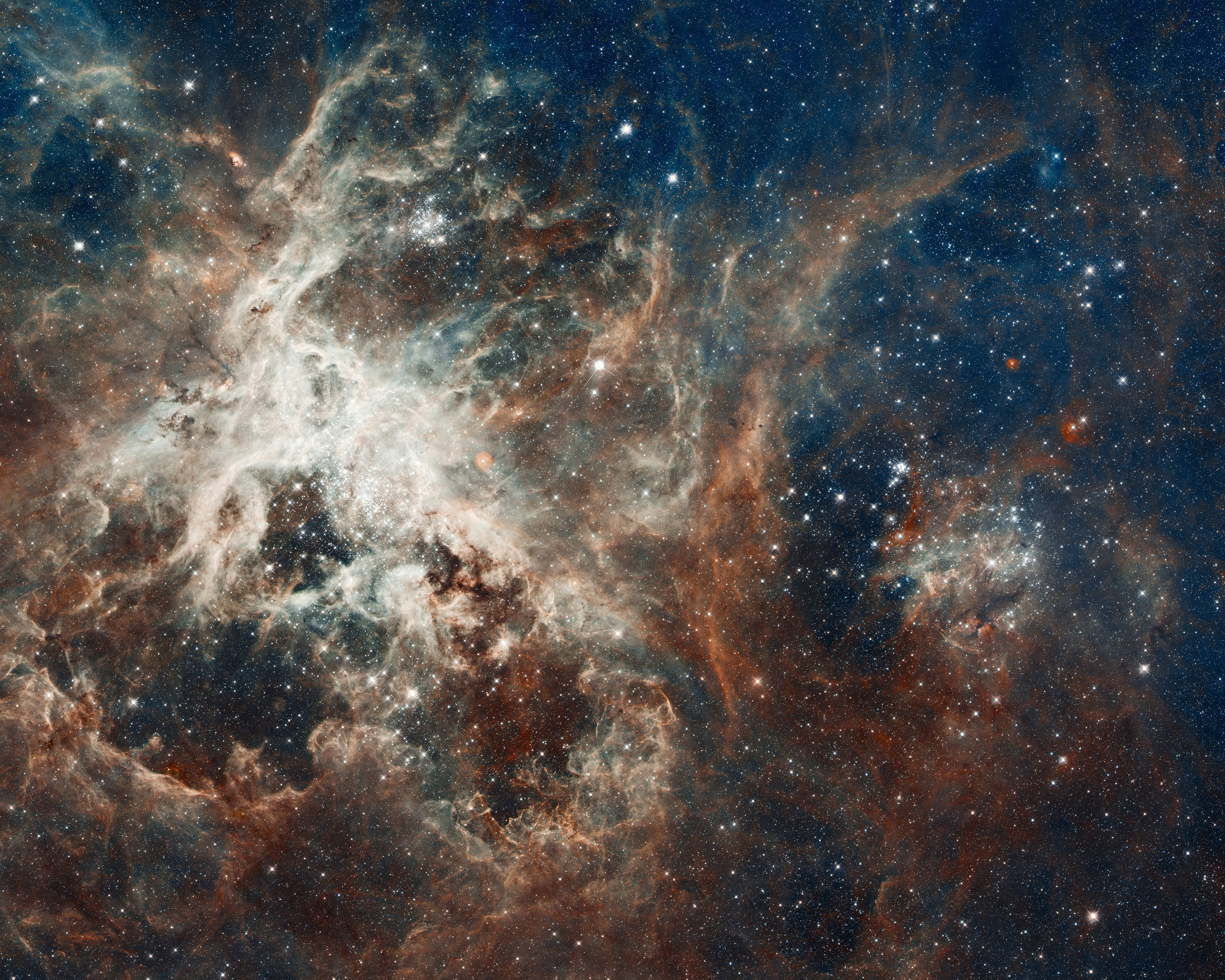 HUBBLE'S TOP 100 • #73 • Credit: NASA, ESA, ESO, D. Lennon and E. Sabbi (ESA/STScI), J. Anderson, S. E. de Mink, R. van der Marel, T. Sohn, and N. Walborn (STScI), N. Bastian (Excellence Cluster, Munich), L. Bedin (INAF, Padua), E. Bressert (ESO), P. Crowther (Sheffield), A. de Koter (Amsterdam), C. Evans (UKATC/STFC, Edinburgh), A. Herrero (IAC, Tenerife), N. Langer (AifA, Bonn), I. Platais (JHU) and H. Sana (Amsterdam)