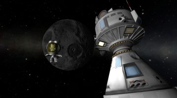 Kerbal Space Program allows gamers to design and build their own rocket-powered spacecraft and send them on missions across the solar system to moons, planets and asteroids. Credit: Squad, Monkey Squad S.A de C.V.