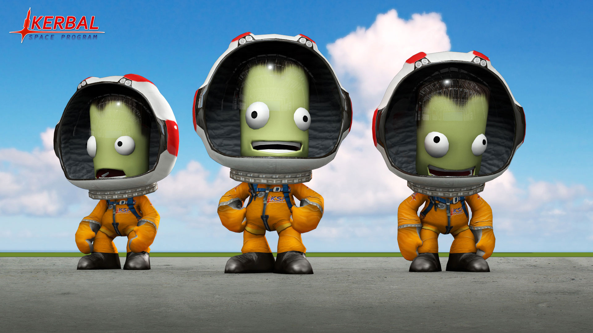 Jebediah, Bob, Bill, and Valentina are the Original Four astronauts in Kerbal, but you can create your own too. Credit: Squad, Monkey Squad S.A de C.V.