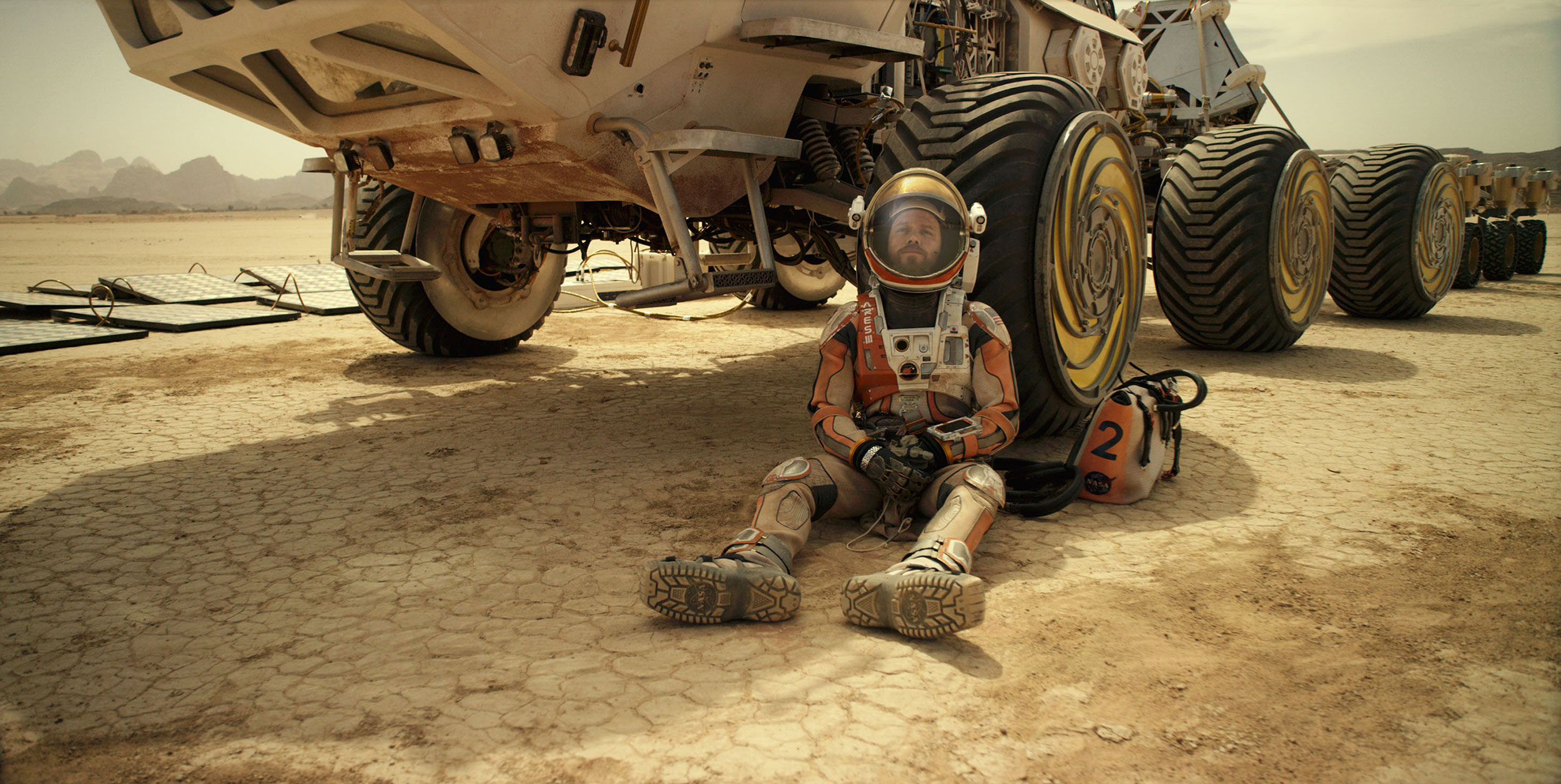 Astronaut Mark Watney faces seemingly insurmountable odds as he tries to subsist on Mars and find a way back home to Earth. Credit: Twentieth Century Fox Film Corporation