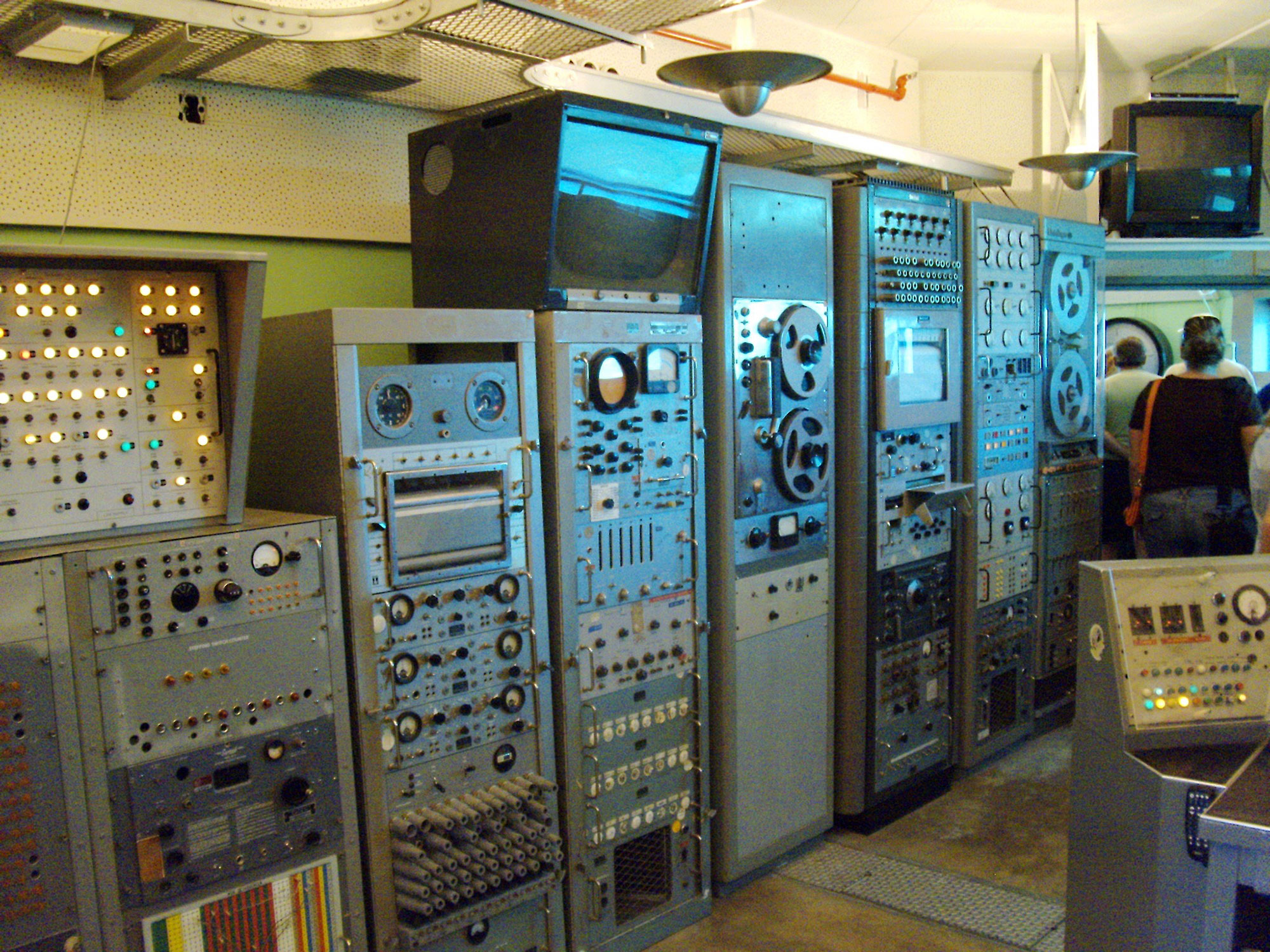 Vintage equipment lines the wall of the blockhouse museums on LC-26 and LC-5/6. Credit: Chase Clark